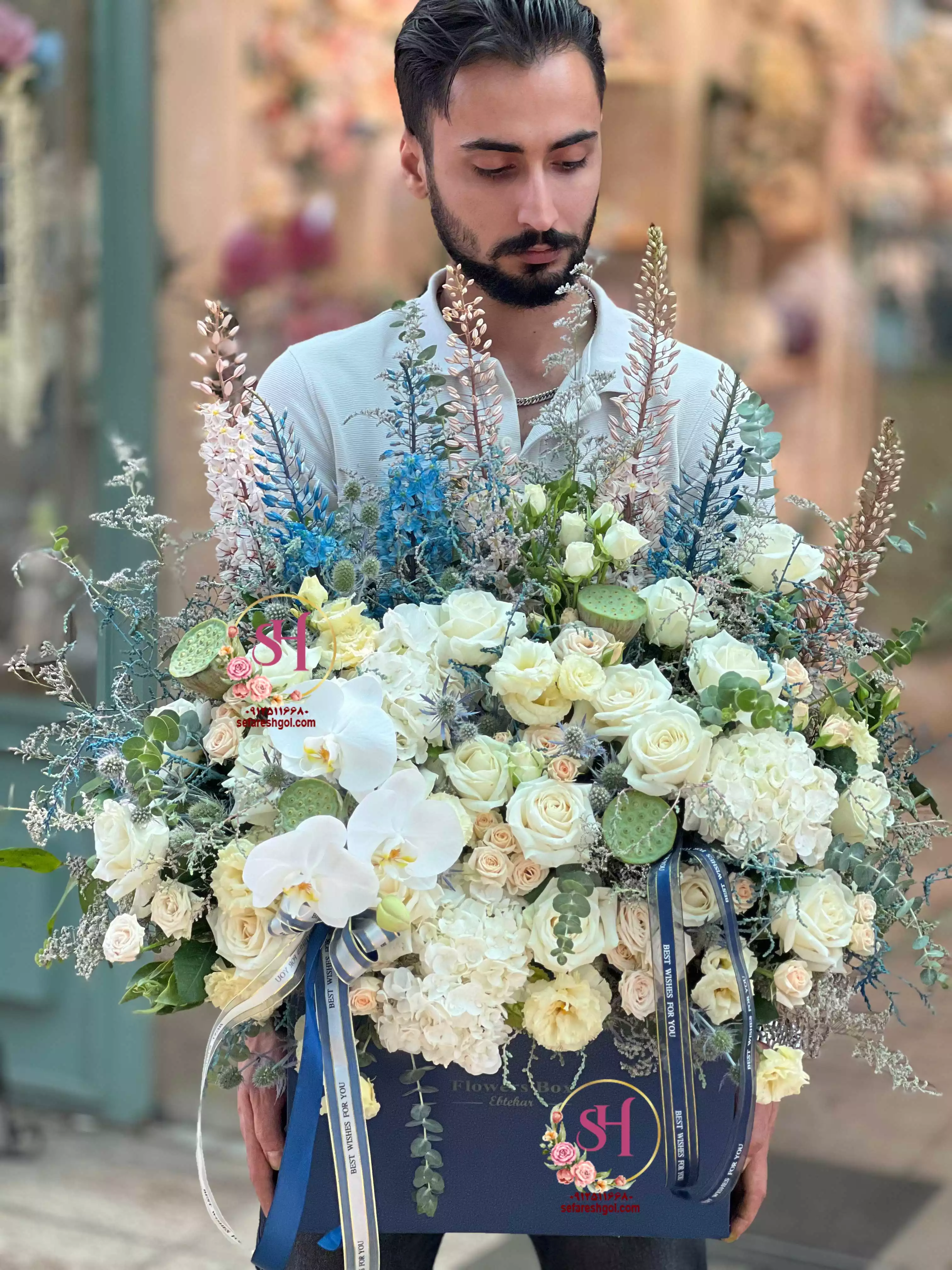 باکس گل بهاری زیبا