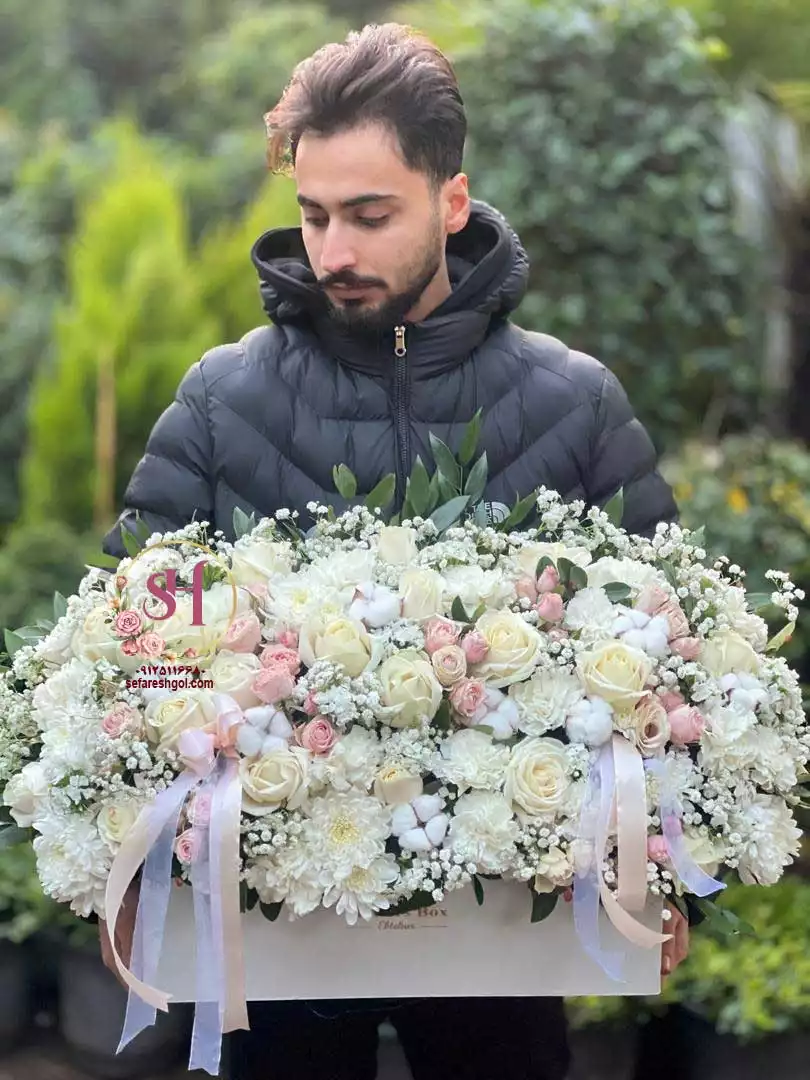 باکس گل تبریک صدف