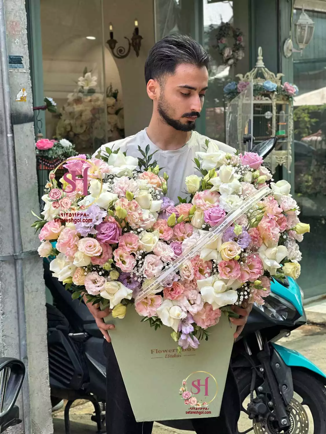 باکس گل تبریک صدف