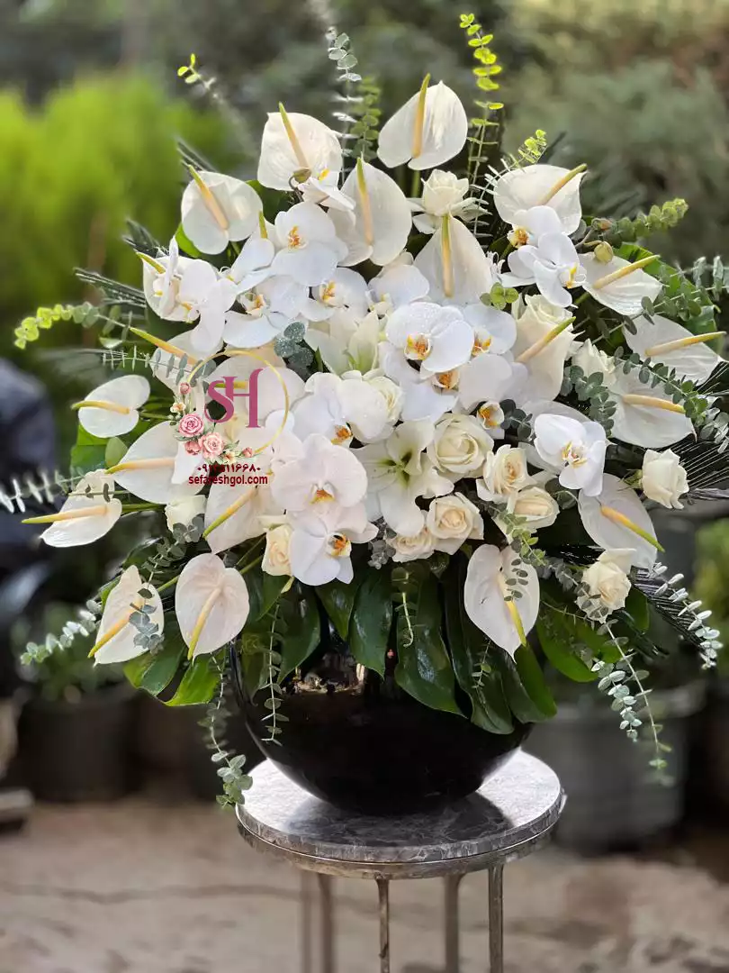 باکس گل تسلیت 