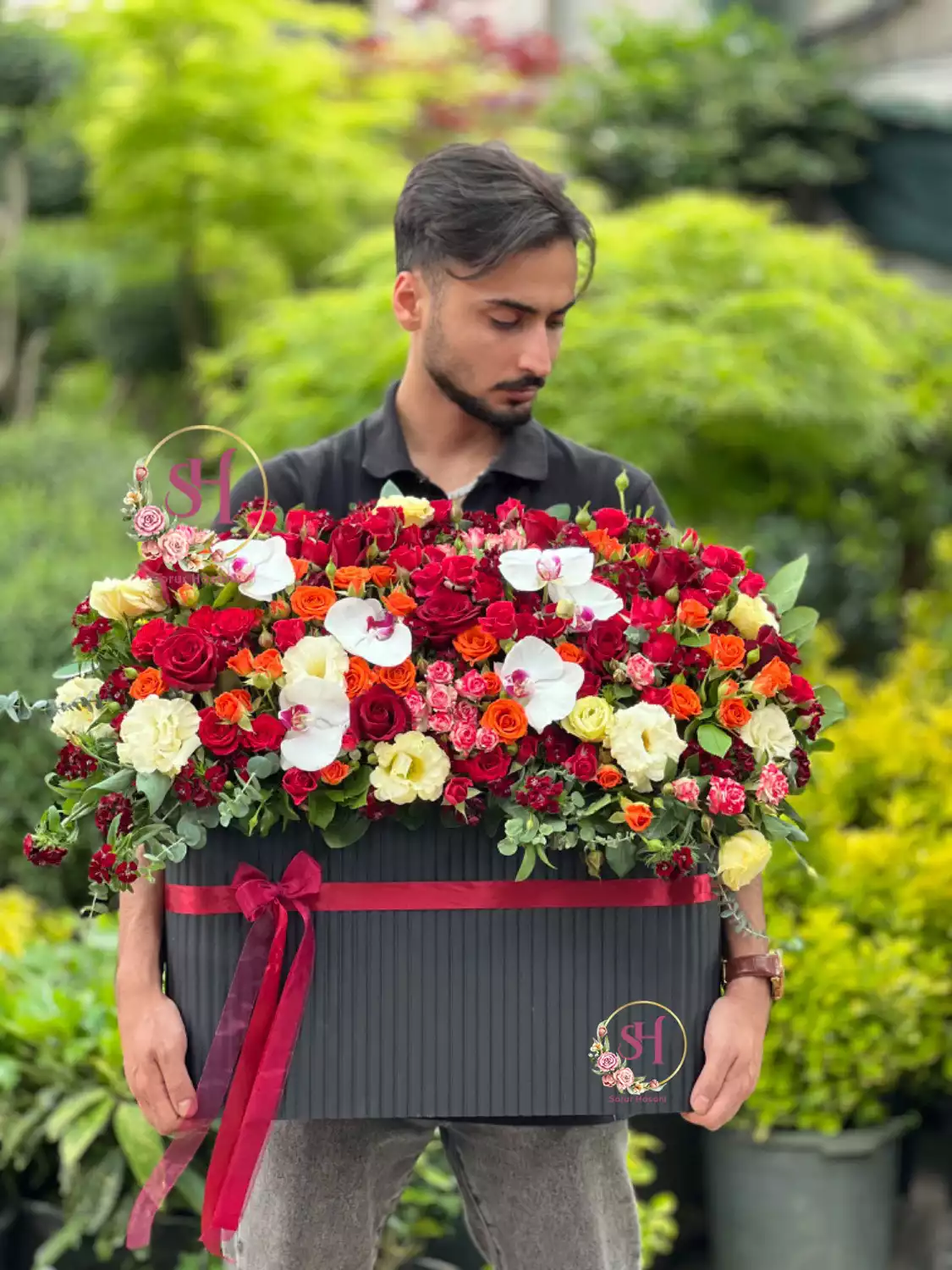 باکس گل فانتزی سمانه باکس گل فانتزی سمانه