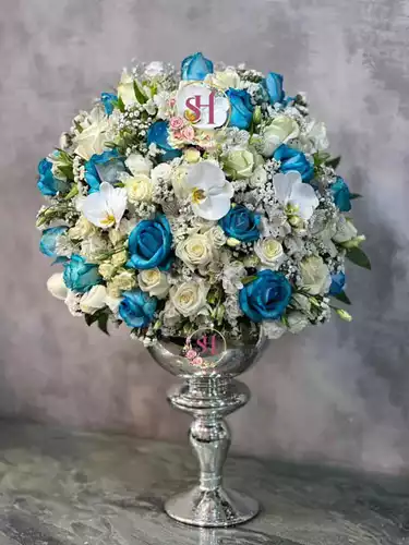جام-گل-لاکچری-رز-آبی-155
