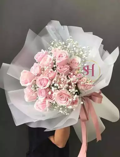 دسته-گل-تبریک-رز-هلندی(20-شاخه)-372