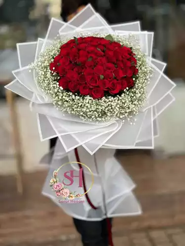 دسته-گل-تبریک(80-شاخه)-347