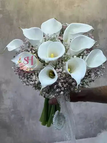دسته-گل-عروس-اروپایی-شیپوری-کد-315-گلفروشی-سرور