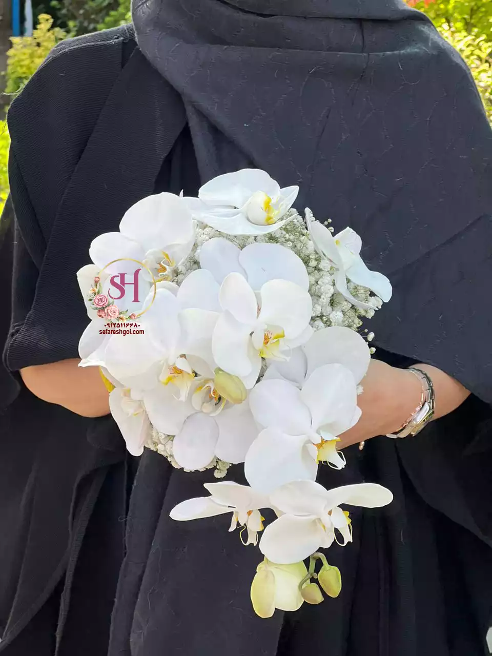 دسته گل عروس اروپایی
