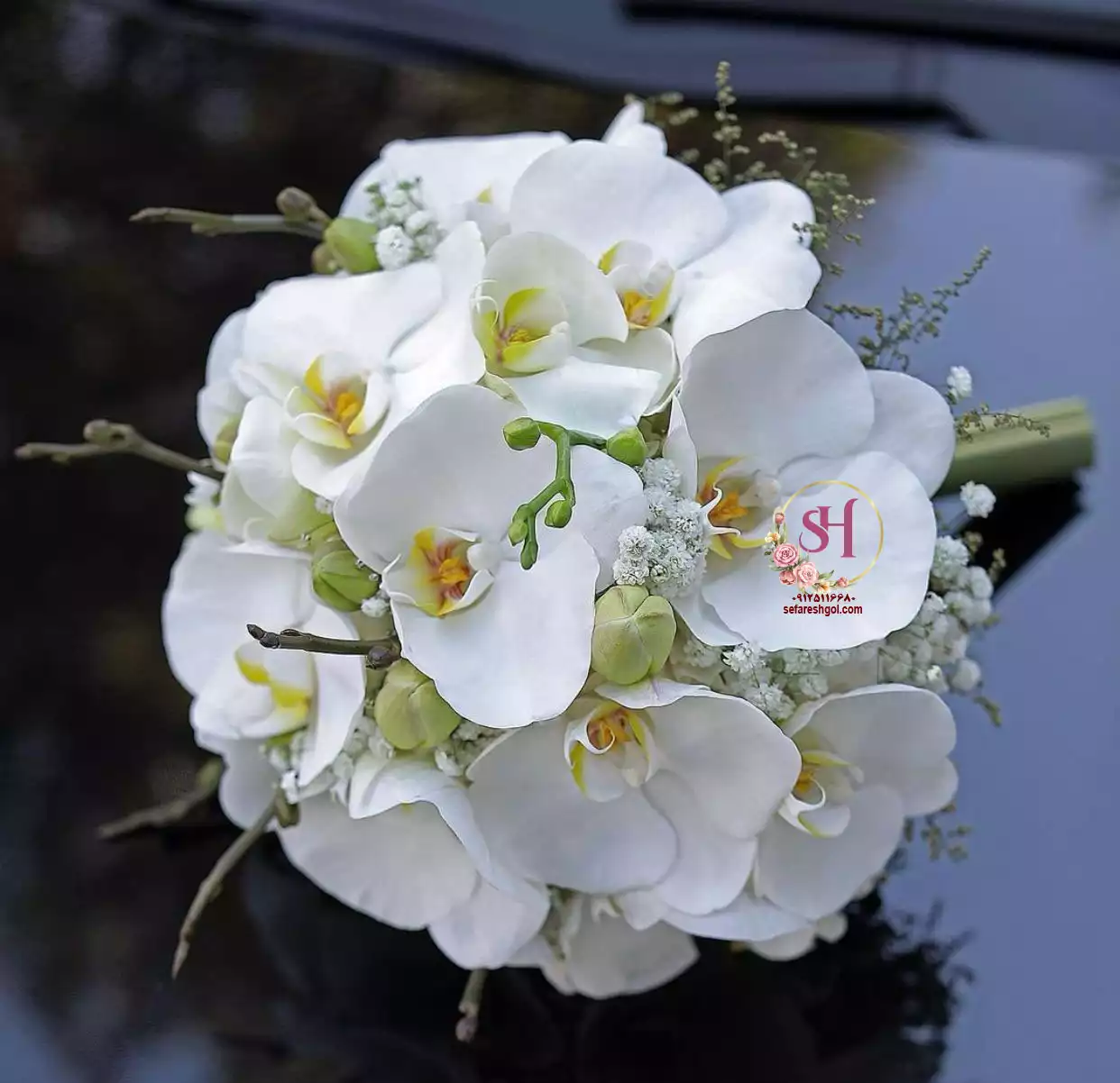 دسته گل عروس اروپایی