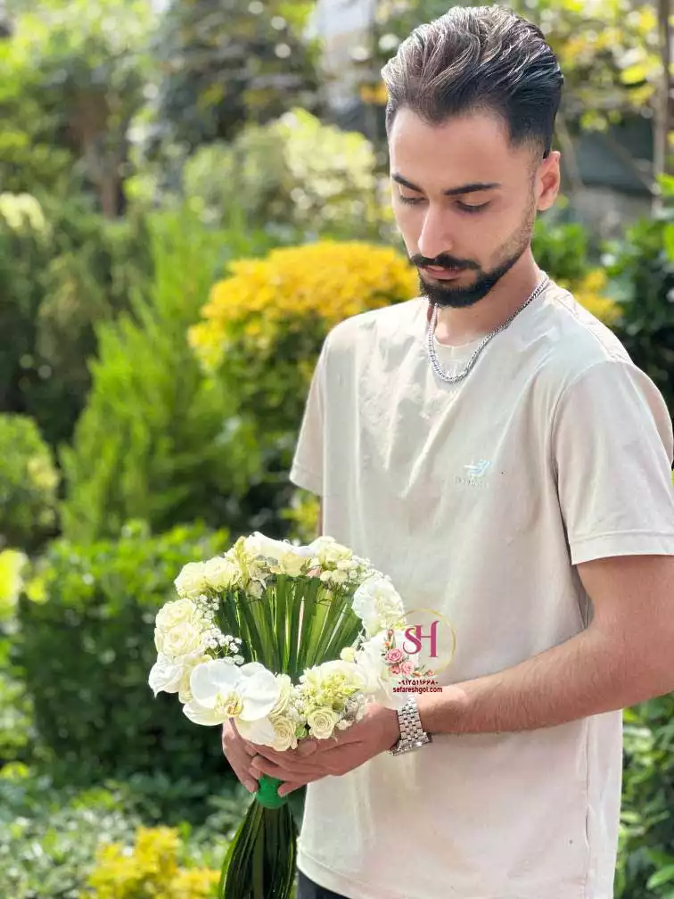 دسته گل عروس اروپایی