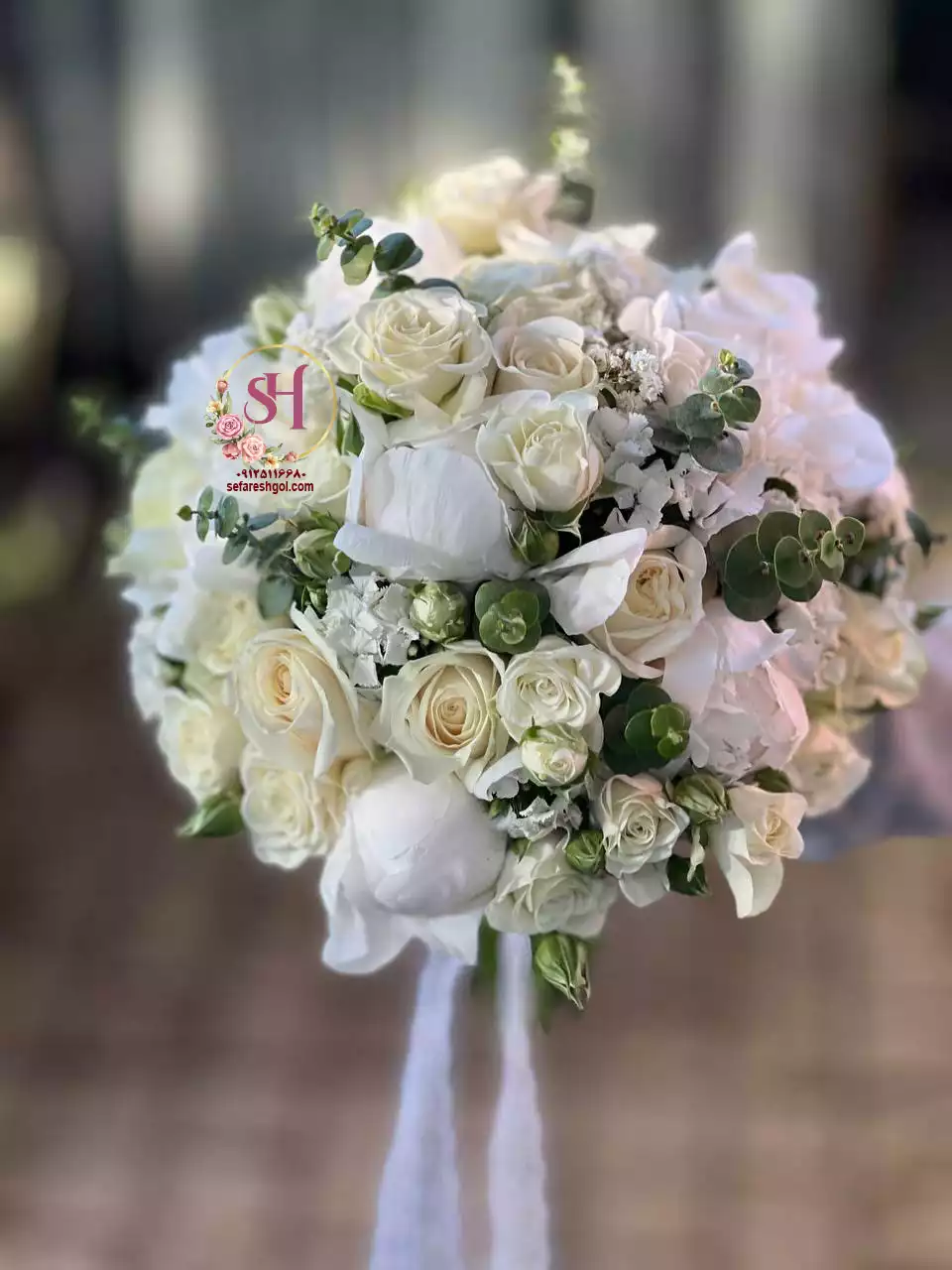 دسته گل عروس اروپایی 