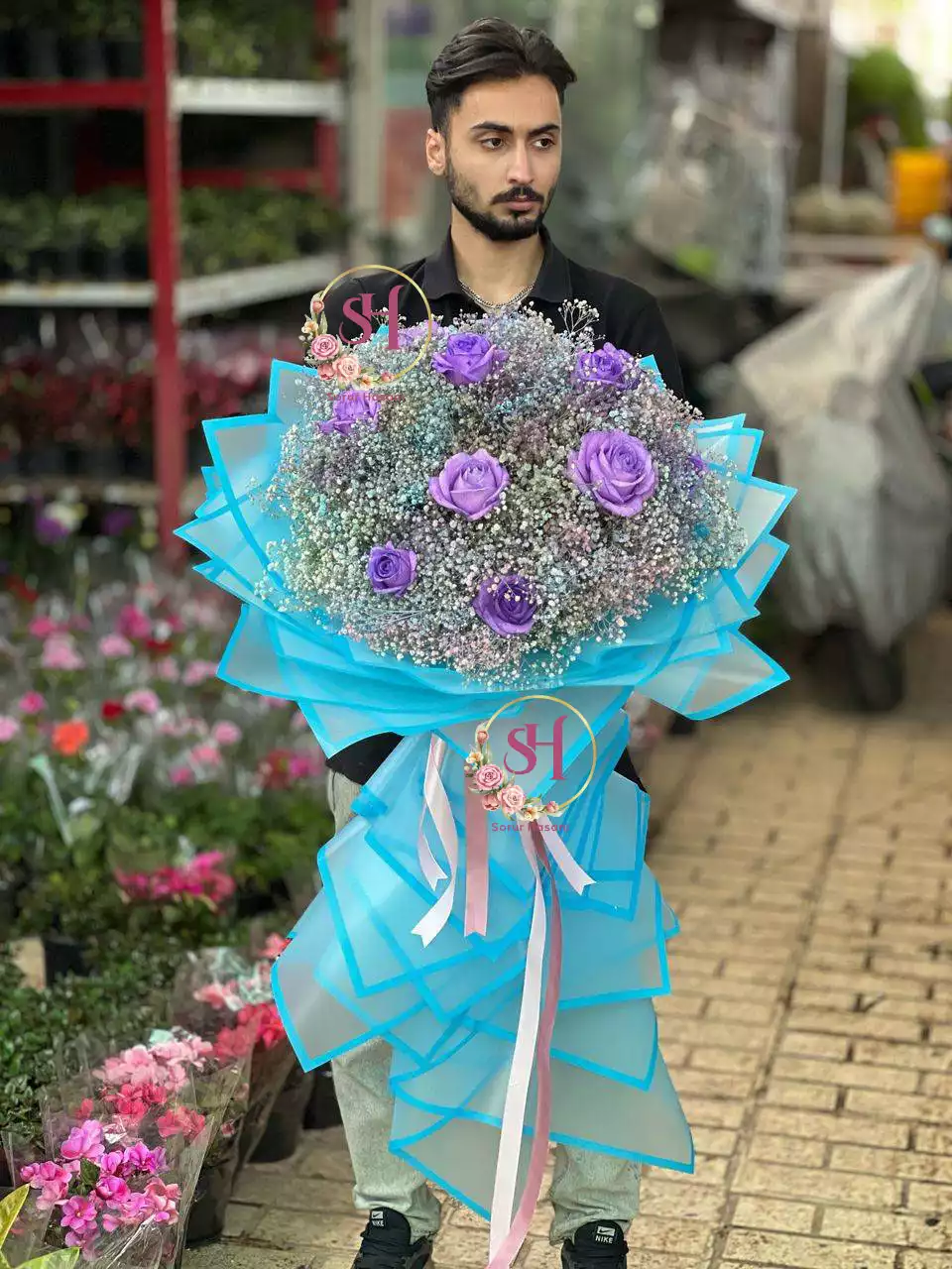 دسته گل لاکچری تبریک دسته گل لاکچری تبریک