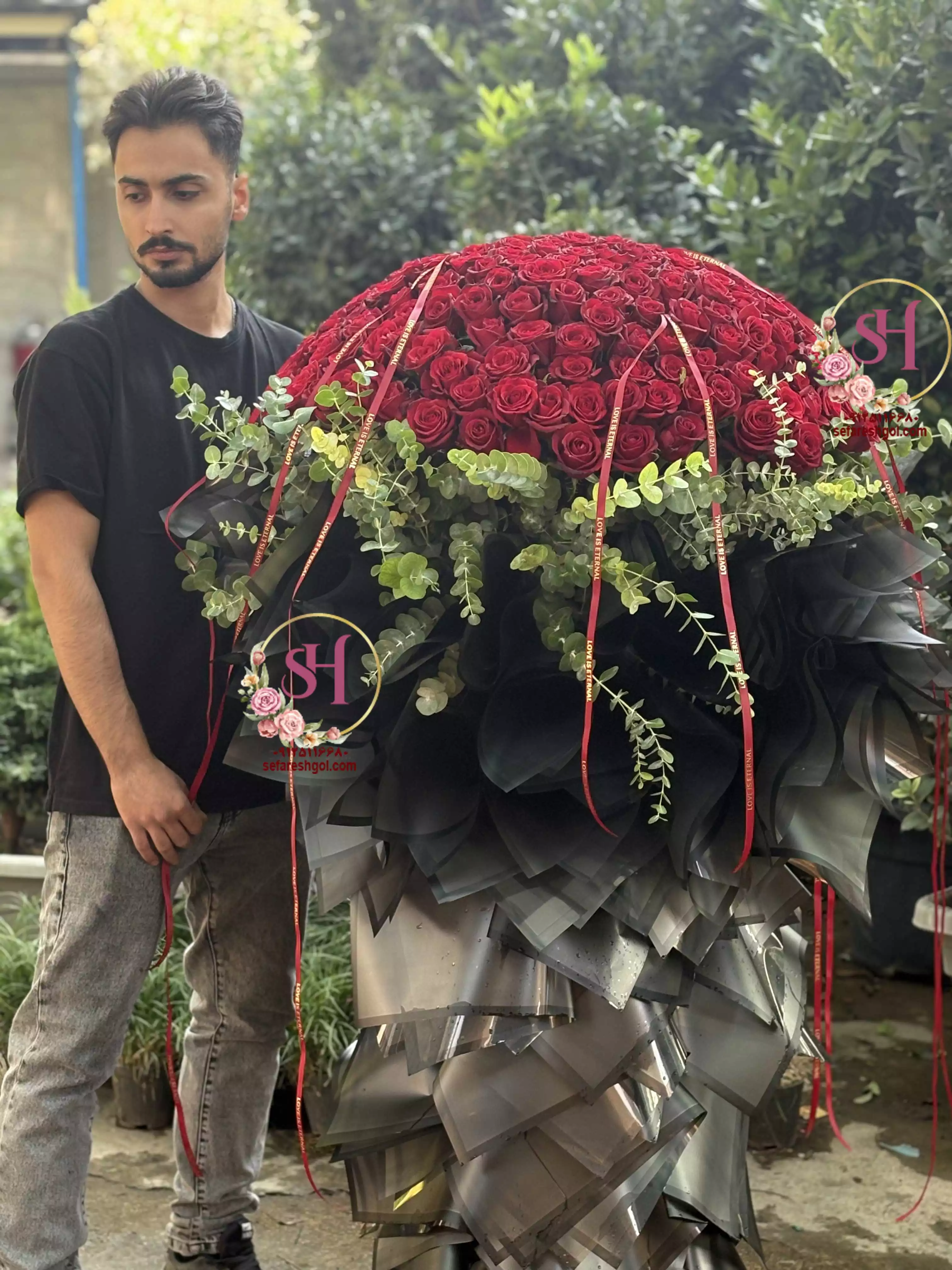 دسته گل لاکچری تبریک