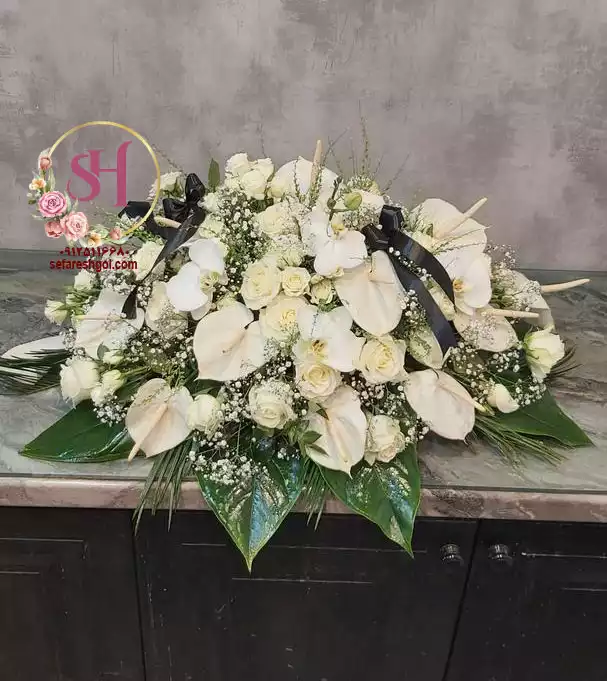 سبدگل رومیزی ترحیم