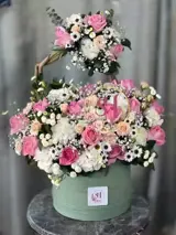 باکس گل تبریک محبوبه  باکس گل تبریک محبوبه