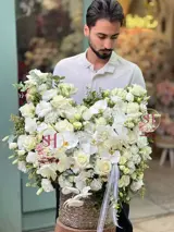 باکس گل تبریک و تسلیت 