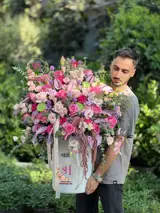 باکس گل رز هلندی (نارنجی)
