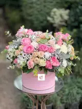 باکس گل صورتی خاطره