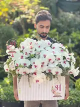 باکس گل صورتی نیلا