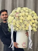 باکس گل فانتزی رستا(100شاخه) باکس گل فانتزی رستا(100شاخه)