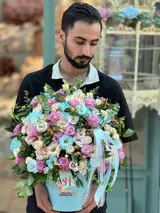 باکس گل لاکچری بنفشه