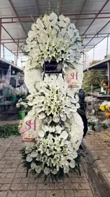 تاج گل 5طبقه تسلیت 