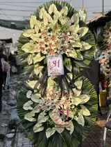 تاج گل دوطبقه تسلیت 