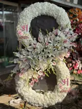 تاج گل دوطبقه لاکچری تبریک