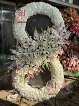 تاج گل دوطبقه لاکچری تبریک