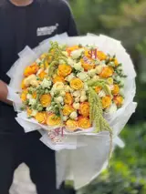 دسته گل تبریک لاکچری  دسته گل تبریک لاکچری