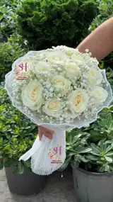 دسته گل عروس اروپایی 1