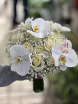 دسته گل عروس اروپایی 10