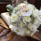 دسته گل عروس اروپایی 10