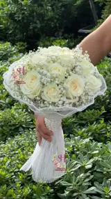 دسته گل عروس اروپایی 1