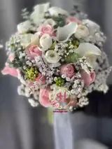 دسته گل عروس اروپایی 8