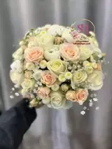 دسته گل عروس اروپایی 9