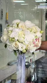 دسته گل عروس اروپایی