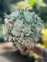 دسته گل عروس اروپایی