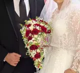 دسته گل عروس اروپایی