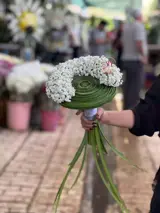 دسته گل عروس اروپایی