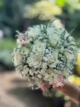 دسته گل عروس اروپایی