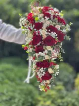 دسته گل عروس اروپایی