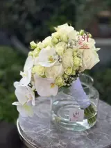 دسته گل عروس اروپایی