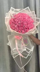 دسته گل لاکچری تبریک (80شاخه)