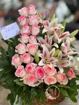سبدگل رز خاطره